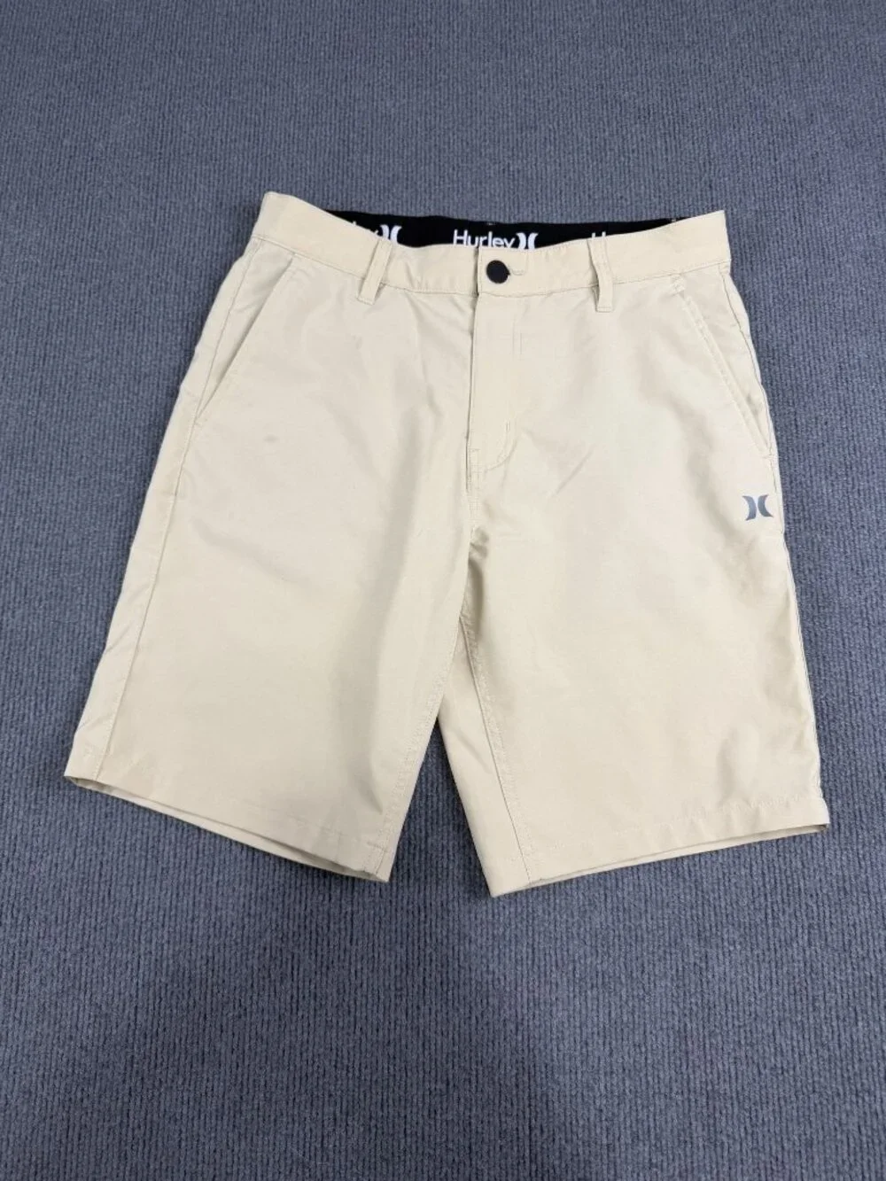 Hurley Mens Beige Walk Shorts 30